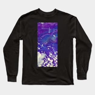 Blue and Purple bubble pour Long Sleeve T-Shirt